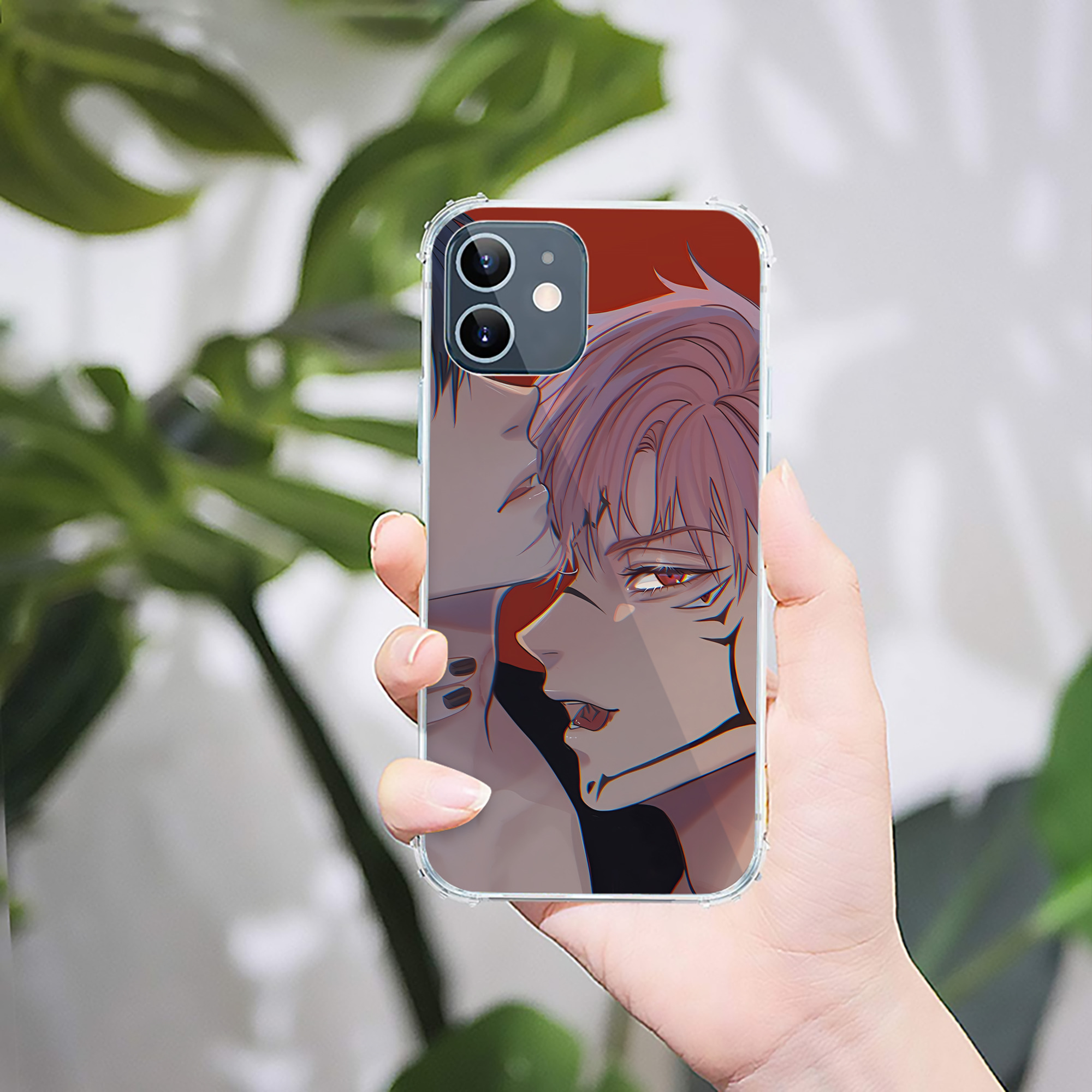 （画像用） SPY×FAMILY间谍家家酒 【iPhone 12シリーズ対応】透明スマホケース（クリアソフトケース）